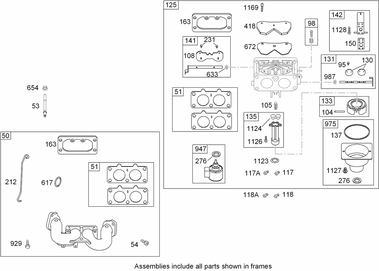 Carburetor Assembly  Briggs and Stratton 44K777-0125-G1