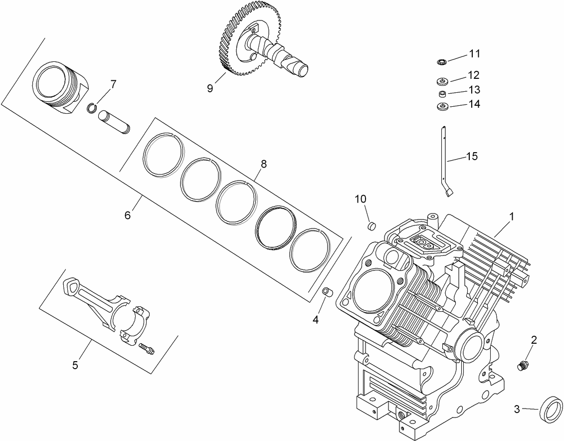 Crankcase Assembly  Kohler CH640-3018