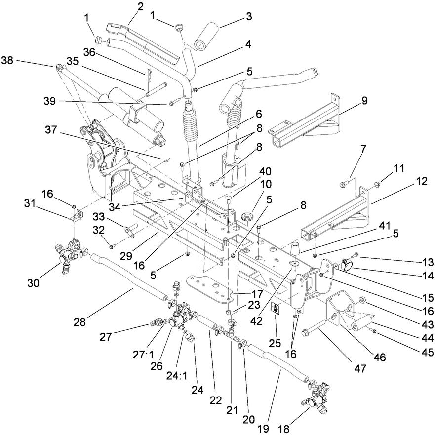 Center Boom Assembly