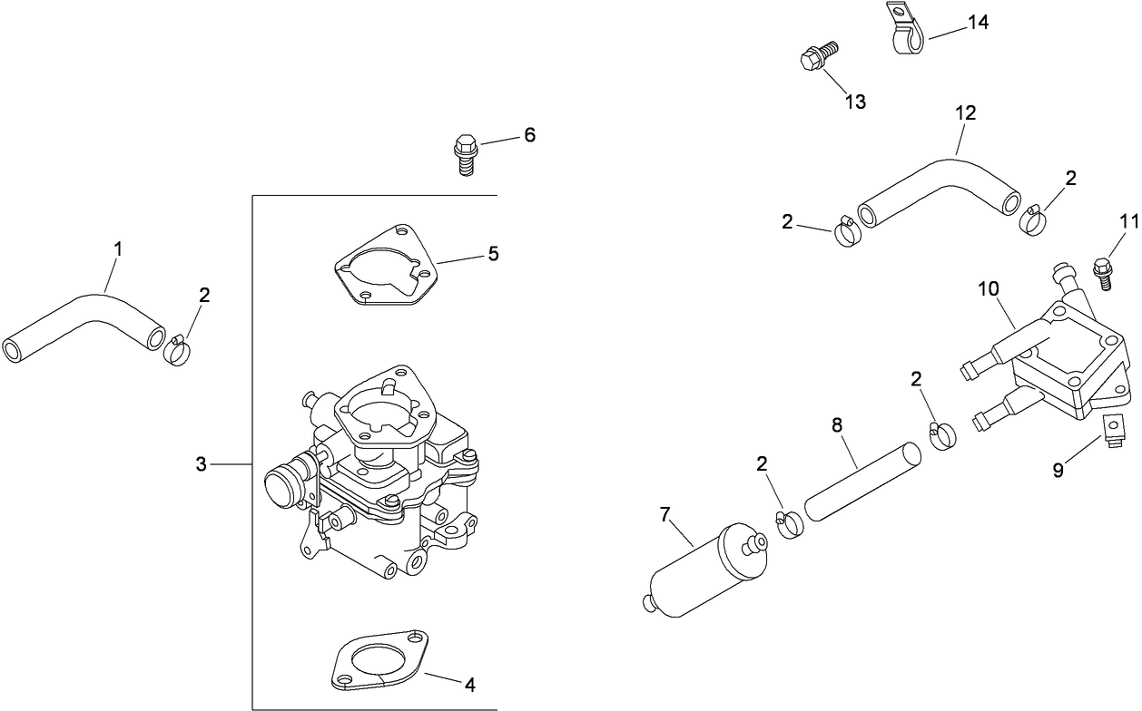 Fuel System Assembly  Kohler CH740-3118