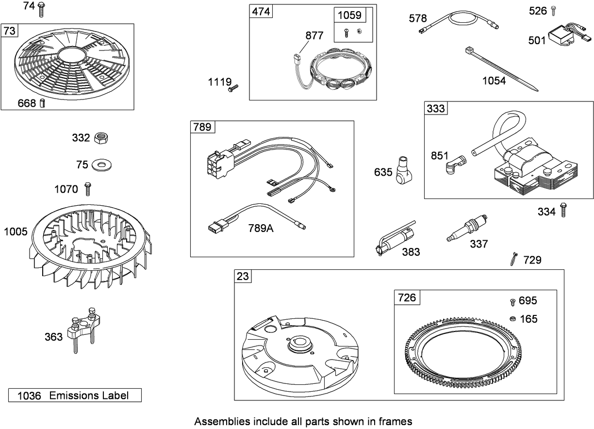 Flywheel Assembly  Briggs and Stratton 44K777-0125-G1