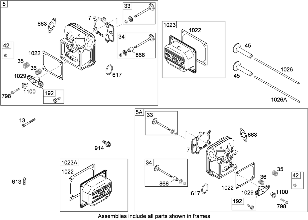 Head Assembly  Briggs and Stratton 44K777-0125-G1