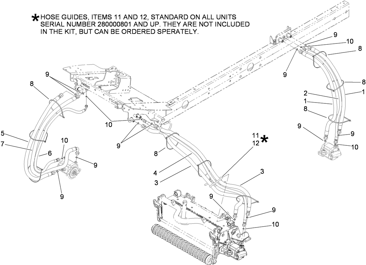 Hydraulic Hose Kit No. 117-2720
