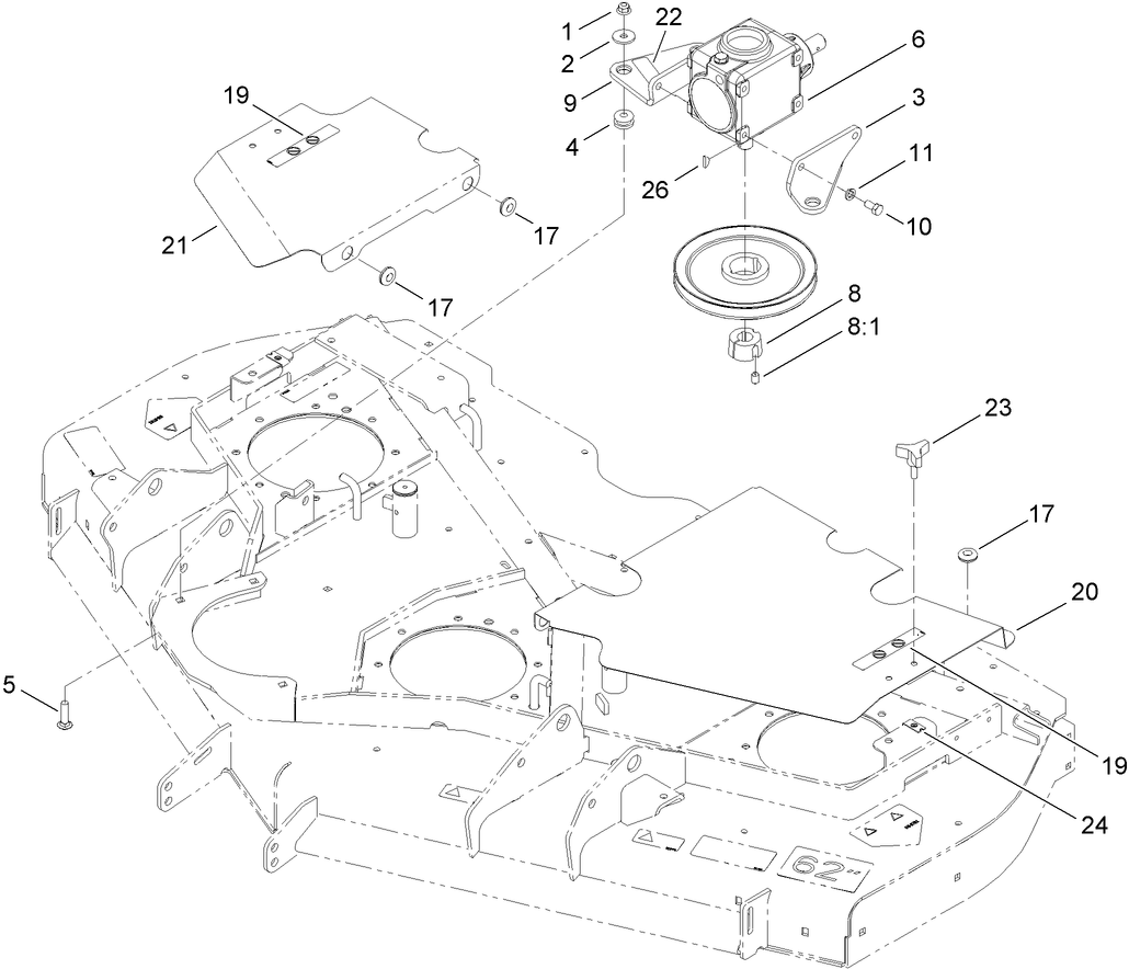 Cover and Gearbox Assembly