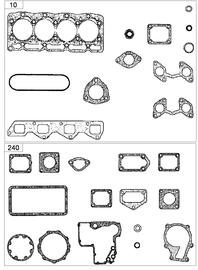Upper and Lower Gasket Kit