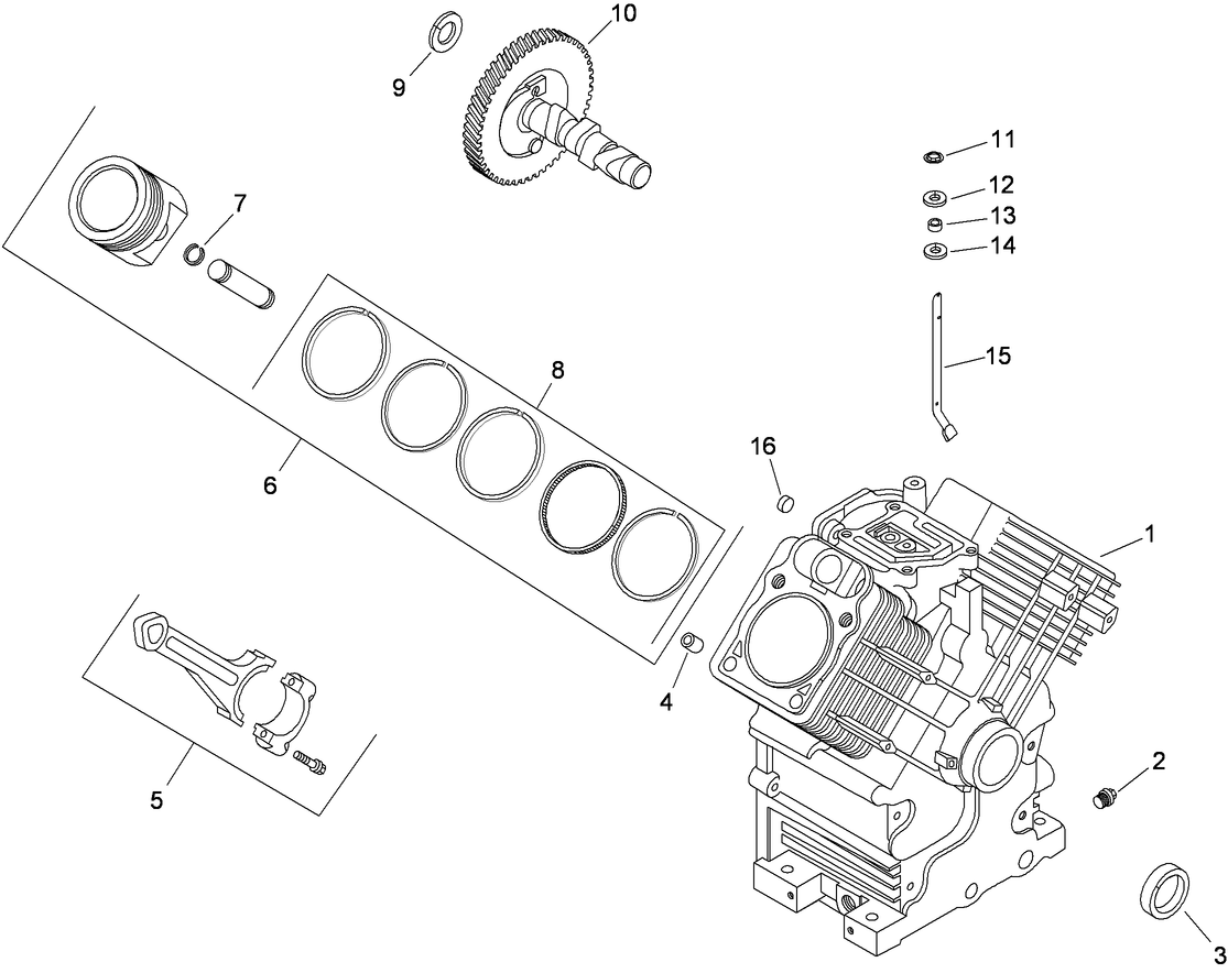 Crankcase Assembly Kohler CH23S-76585