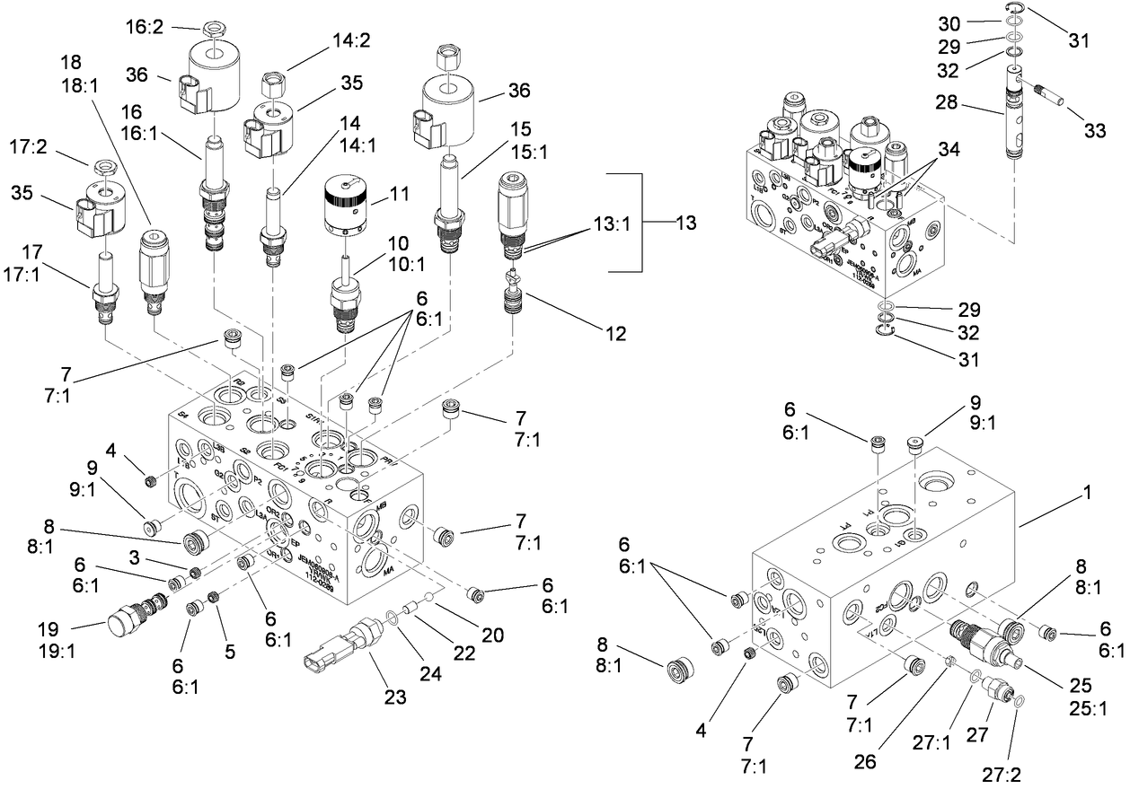 Hydraulic Manifold Assembly No. 112-0289