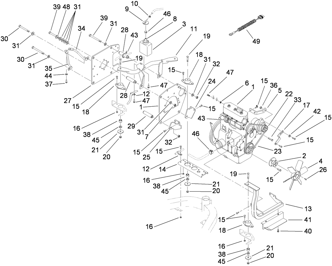 Engine Installation Assembly