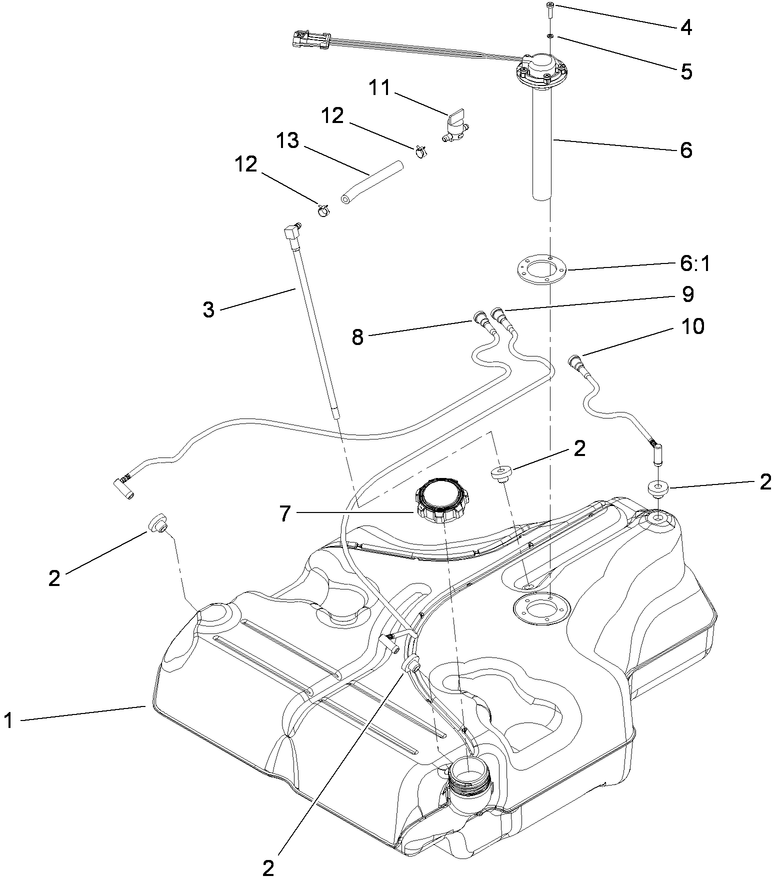 Fuel Tank Assembly No. 109-9357