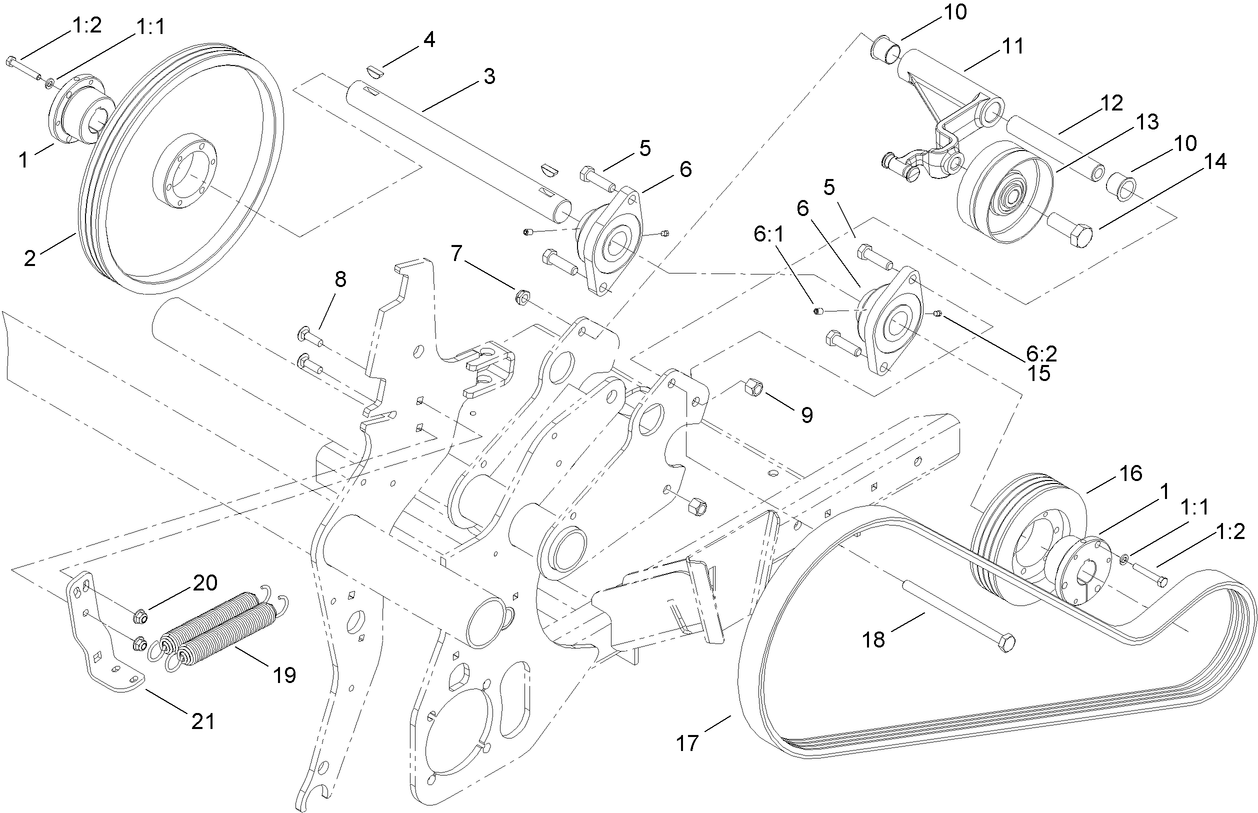 Secondary Belt Drive Assembly