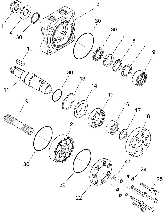 Hydraulic Motor Assembly No. 106-8807