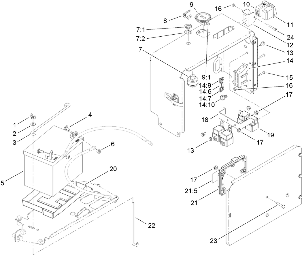 Console Electronics Assembly