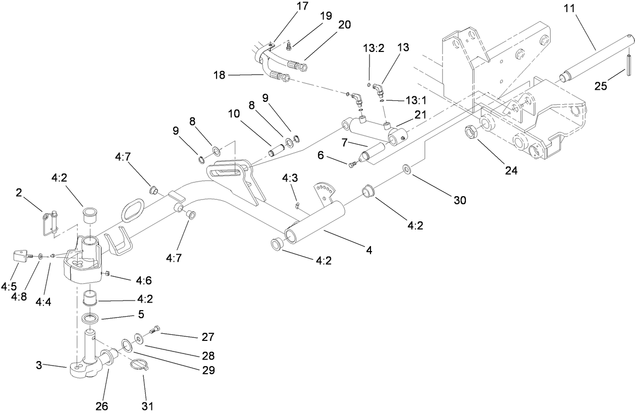 Front No. 1 Lift Arm Assembly