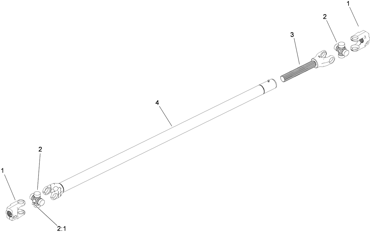 Drive Shaft Assembly No. 115-2171