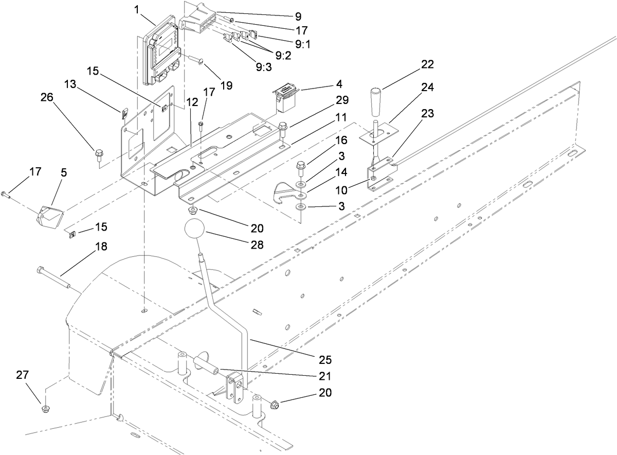 Lower Control Panel Assembly