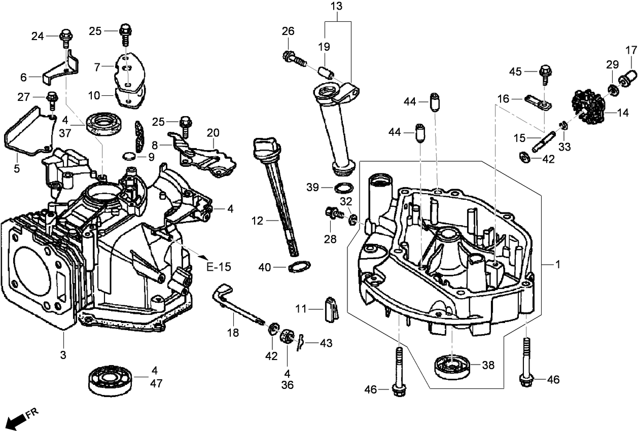 Cylinder Assembly Honda GXV160UH2 T1AH