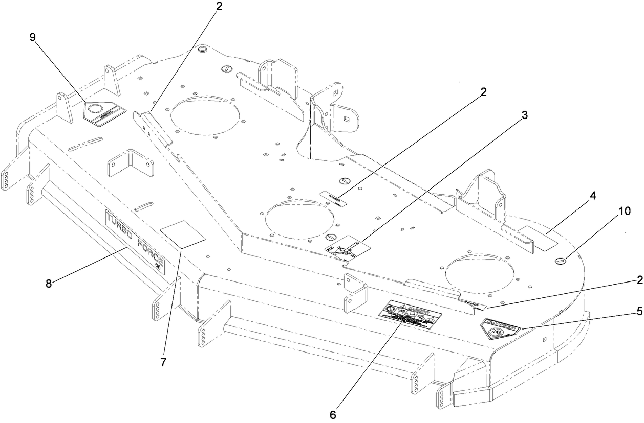 Deck Decal Assembly No. 114-5815