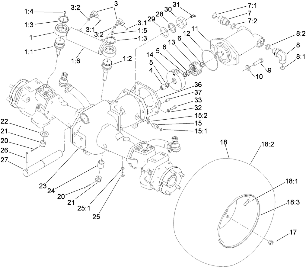 Rear Axle Assembly