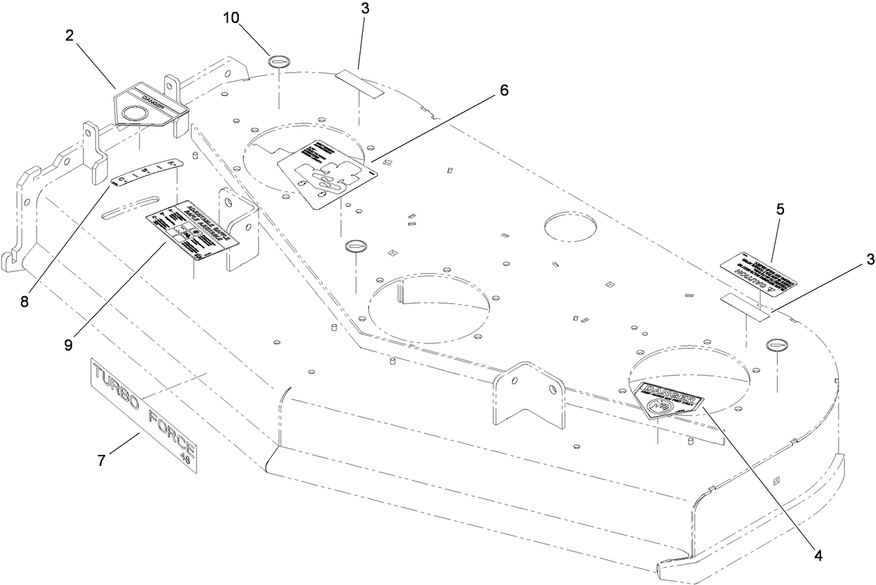 Deck Assembly No. 117-3632