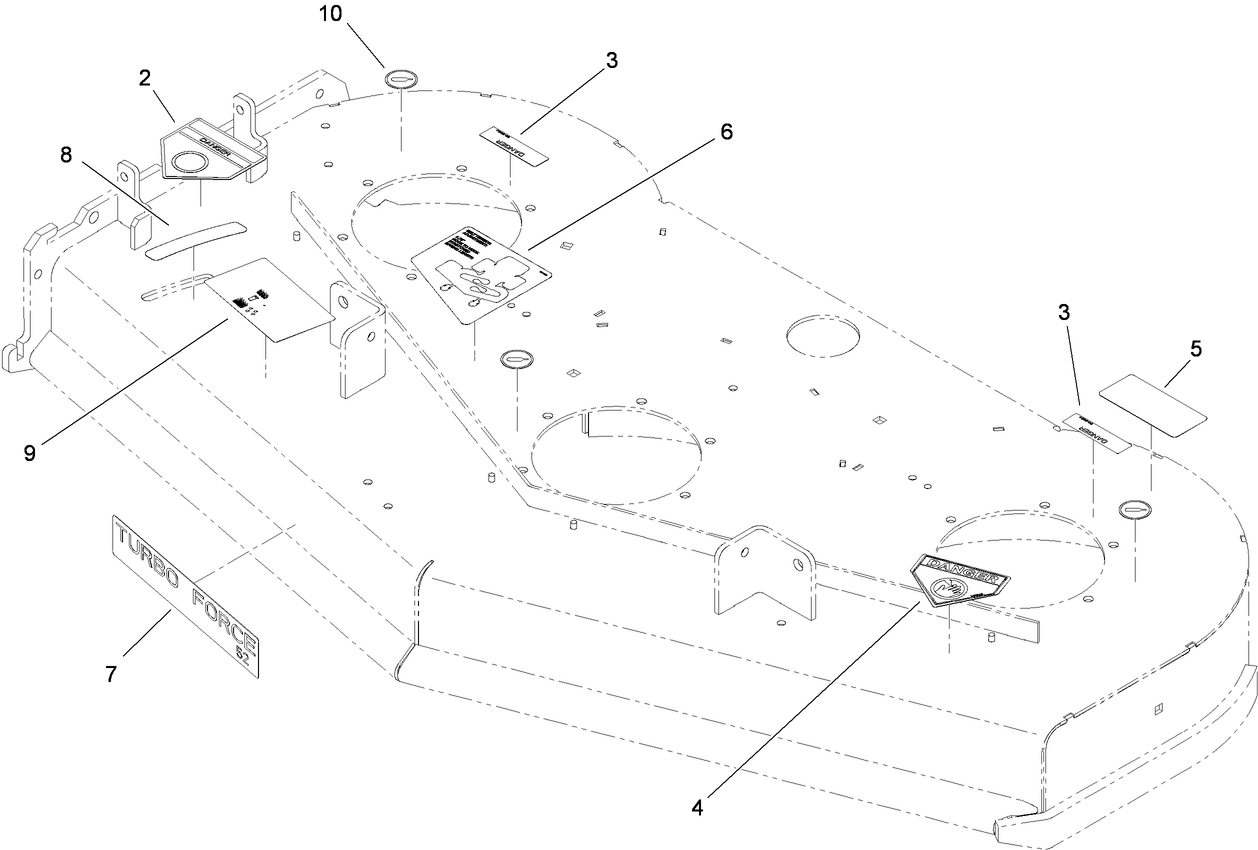 Deck Assembly No. 117-3634