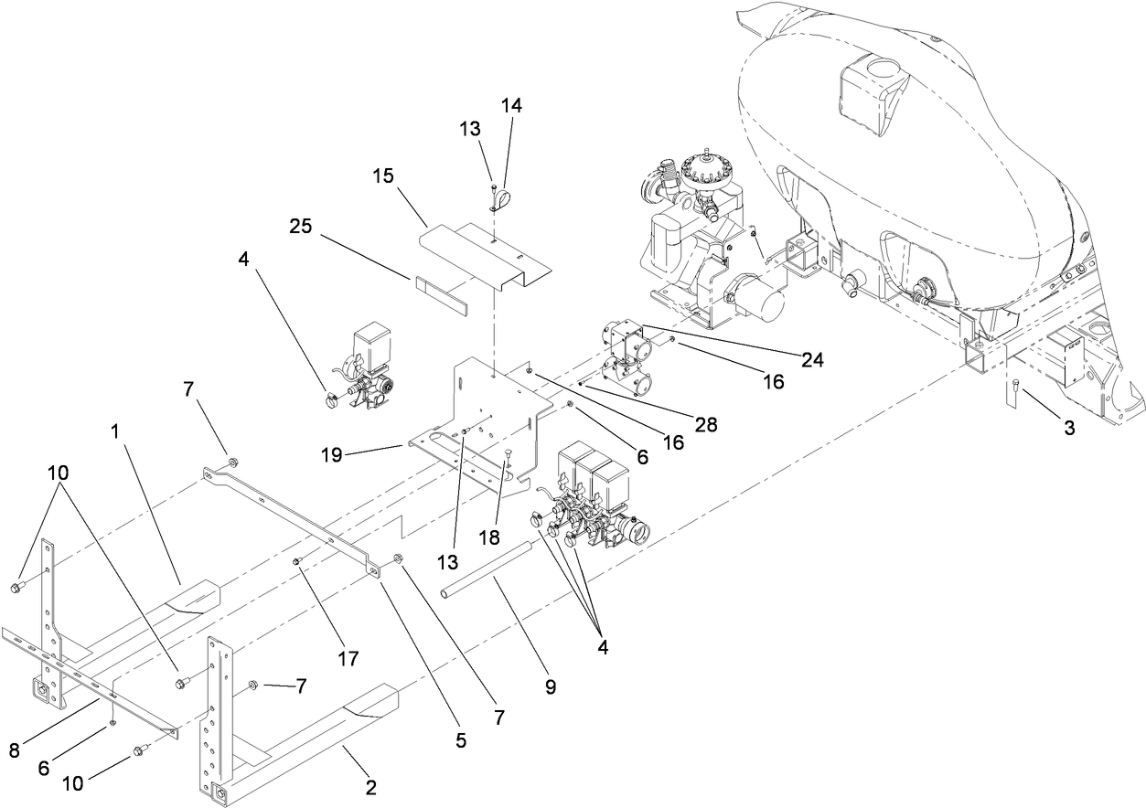 Sprayer Component Assembly