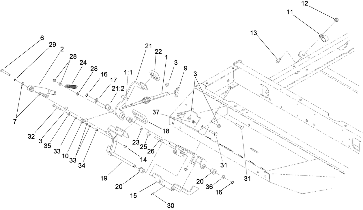 Traction Pedal Assembly
