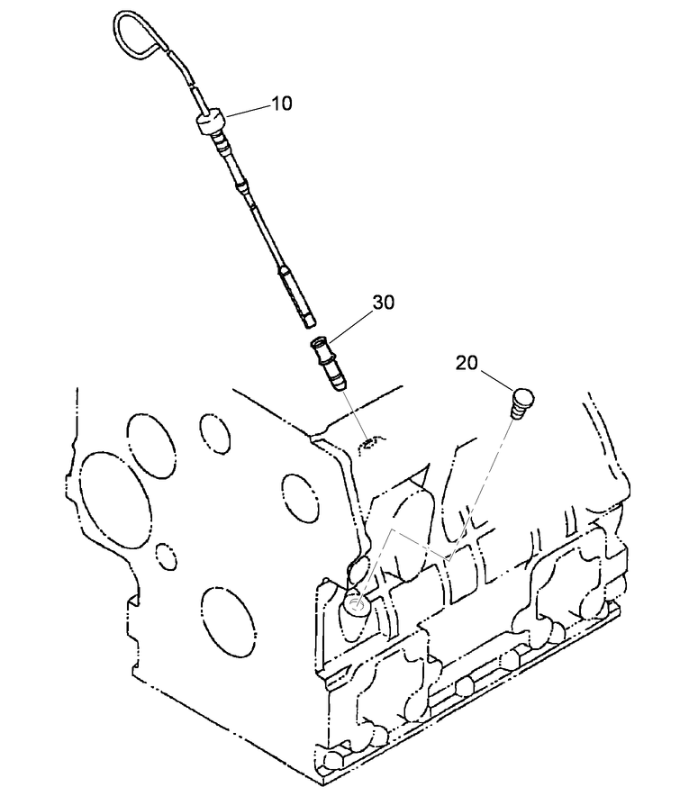 Dipstick and Guide Assembly
