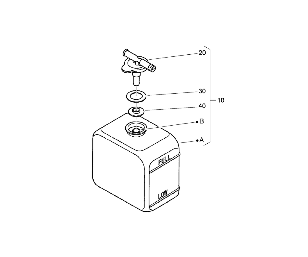 Overflow Bottle Assembly