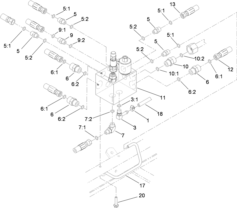 Manifold Block Installation Assembly