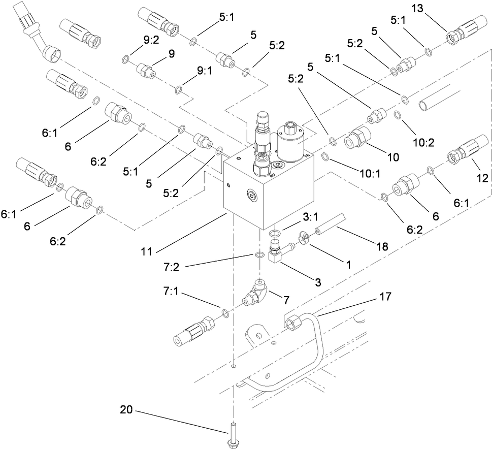 Manifold Block Installation Assembly