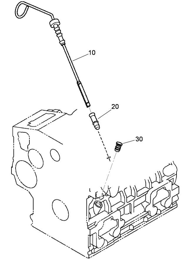 Dipstick and Guide Assembly