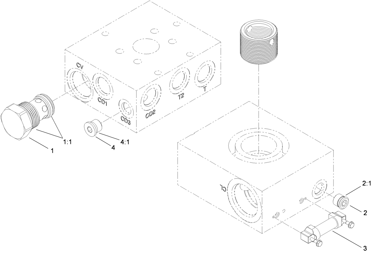 Hydraulic Filter Manifold Assembly No. 117-5463