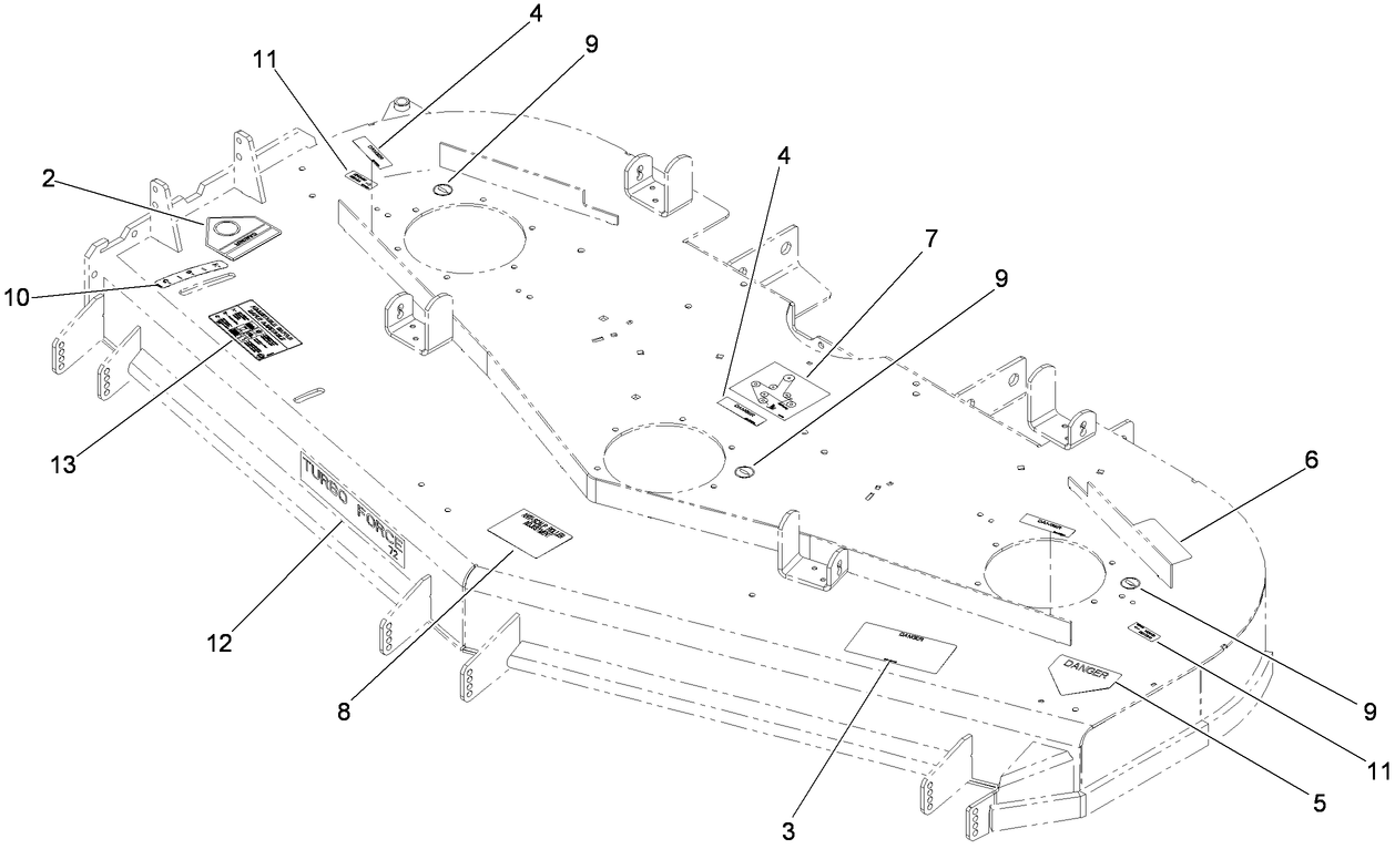 Deck Decal Assembly No.114-4483