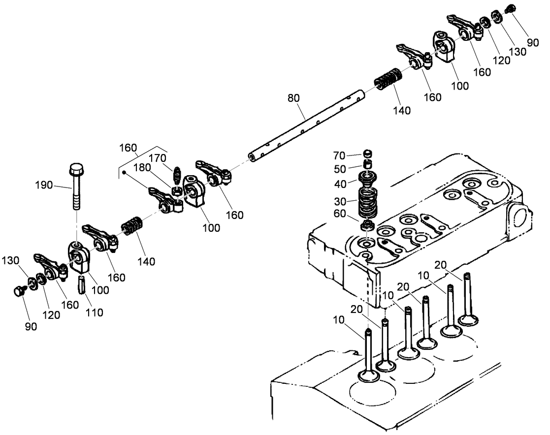 Valve and Rocker Arm Assembly