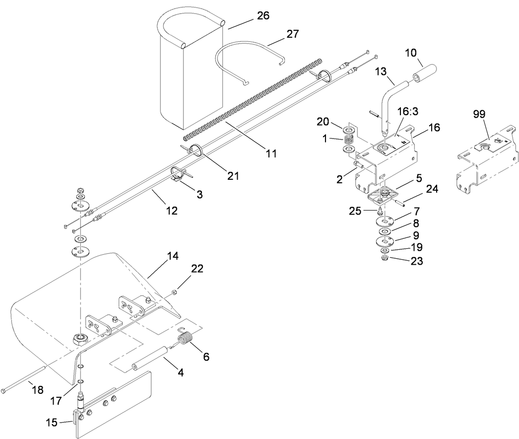 Discharge Chute Assembly No. 117-3600