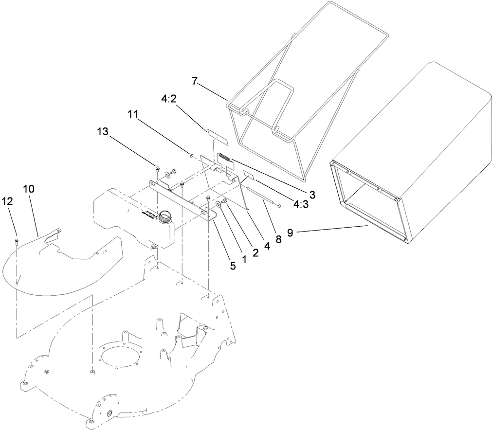 Bag and Door Assembly