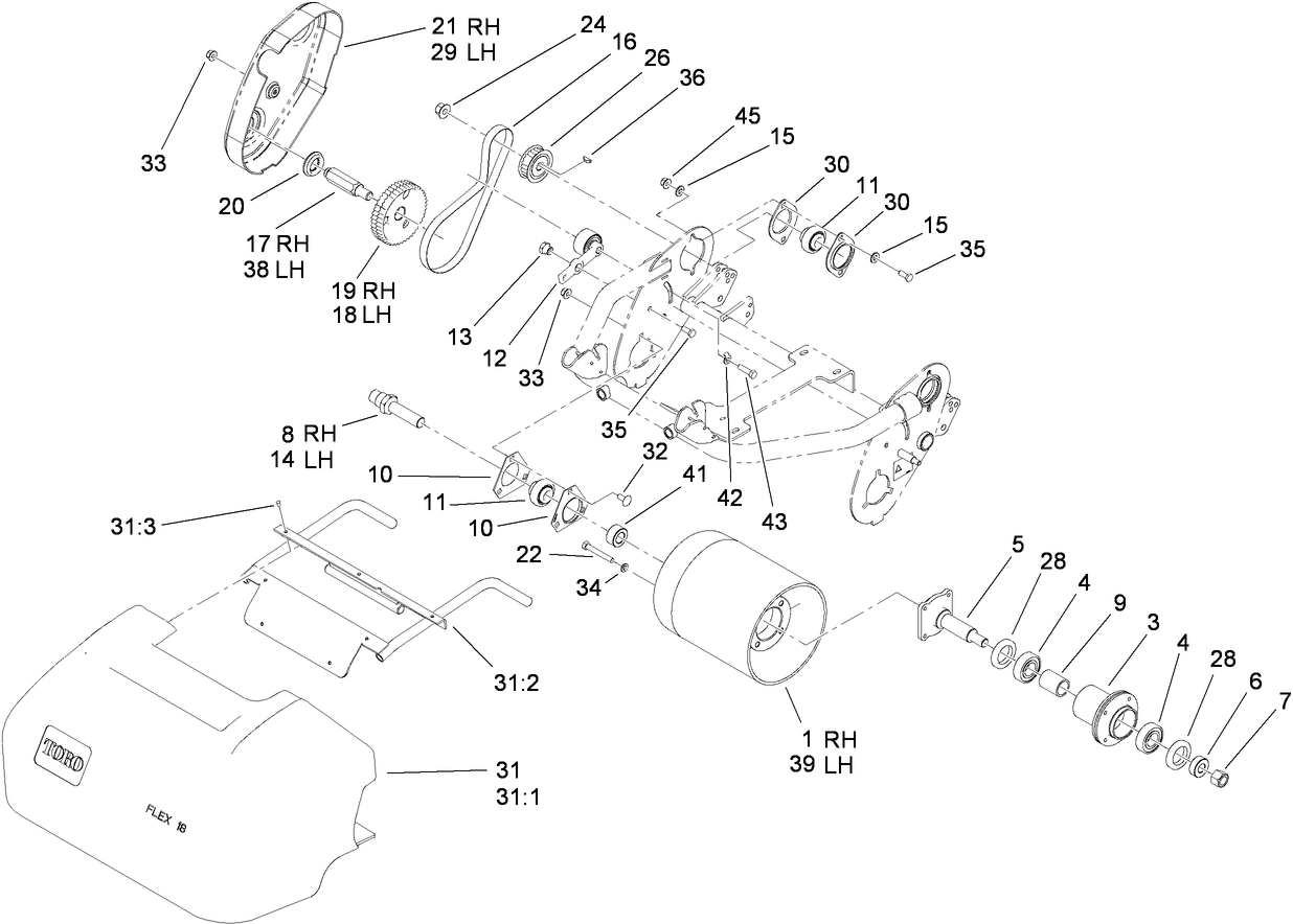 Drum Drive and Basket Assembly