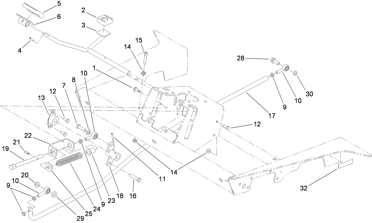 Traction Pedal Assembly