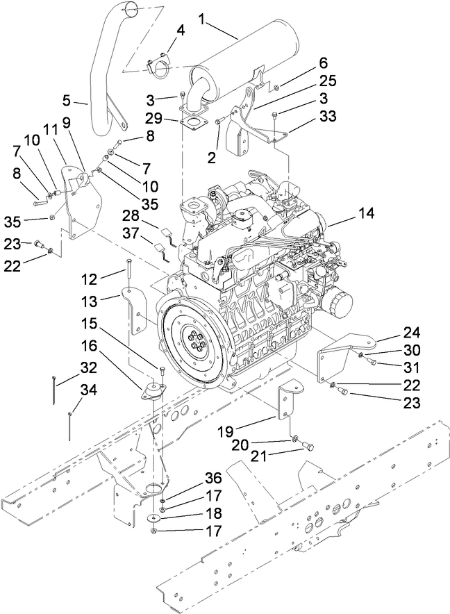 Engine Installation Assembly
