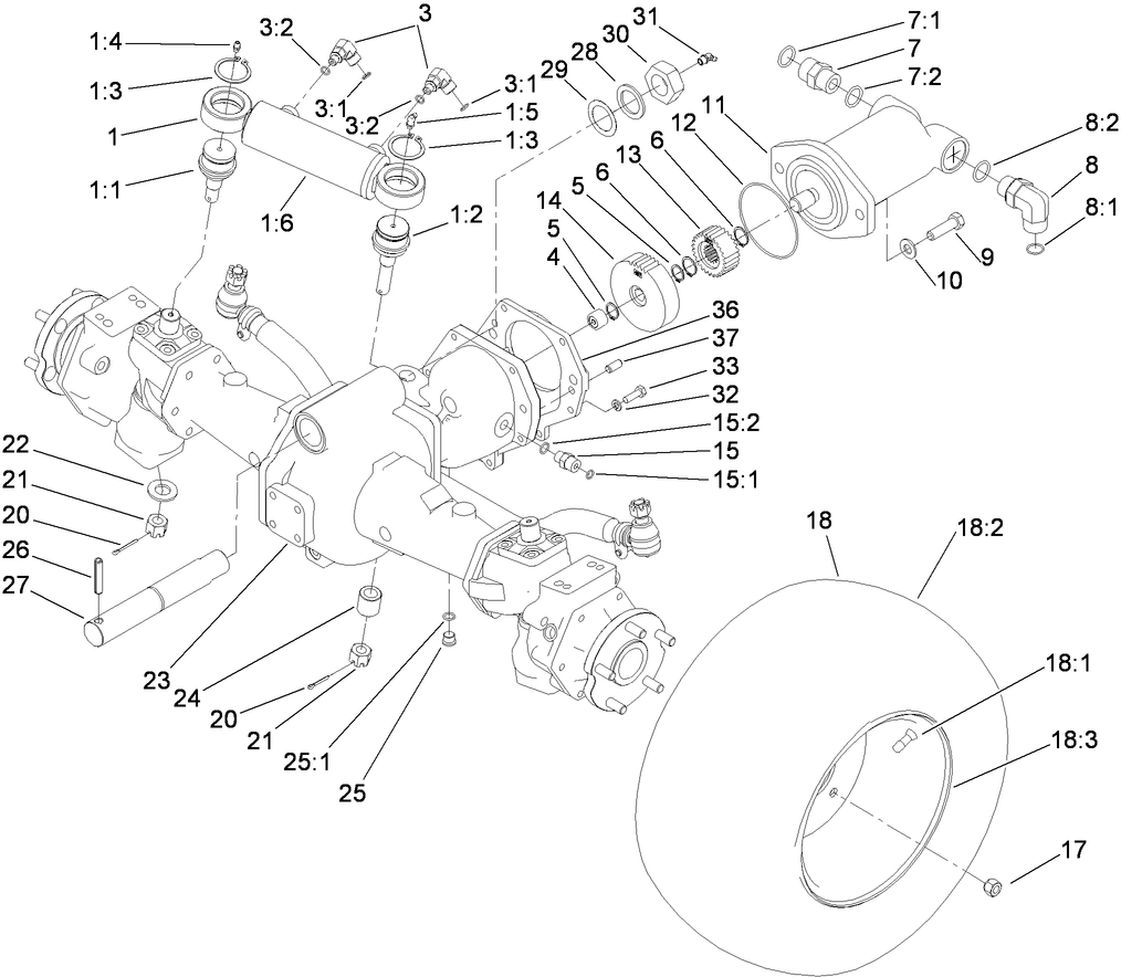 Rear Axle Assembly