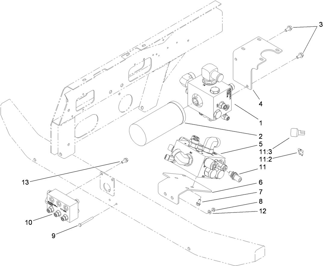 4-Wheel Drive Manifold and Filter Assembly