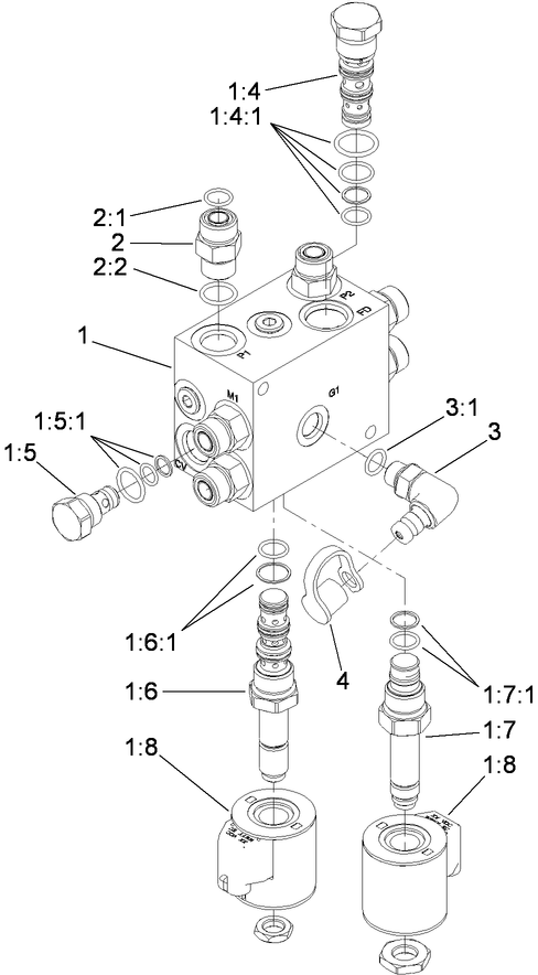 Fan Drive Manifold Assembly No. 117-2395