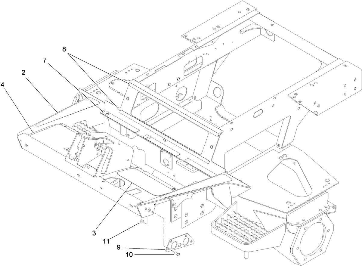 Front Frame Assembly No. 115-4392