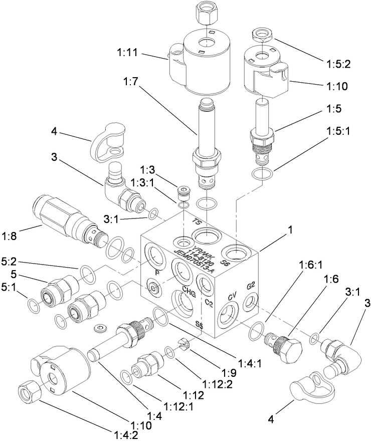 Lift Manifold Assembly No. 117-2388