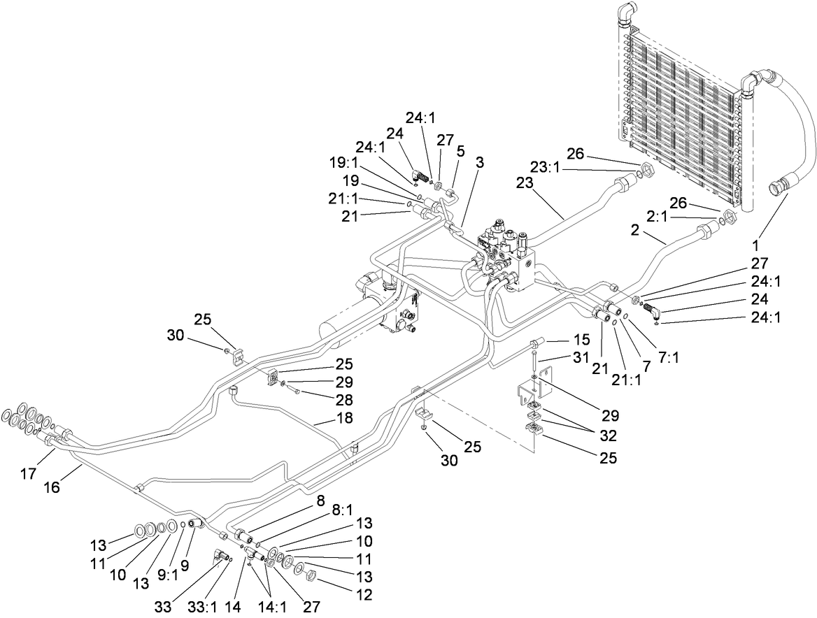 Mow Hydraulic Assembly