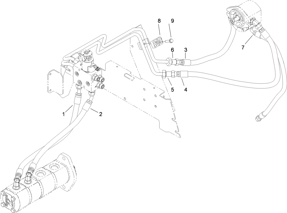 Fan Plumbing Assembly