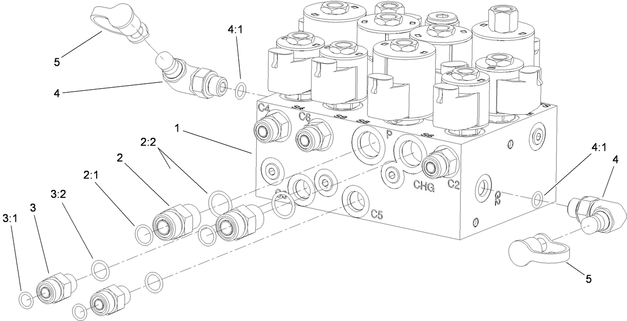 Lift Manifold Assembly No. 117-2389