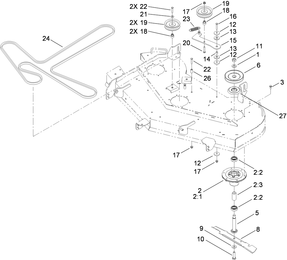 Parts – TITAN ZX5400 Zero-Turn-Radius Riding Mower | Toro