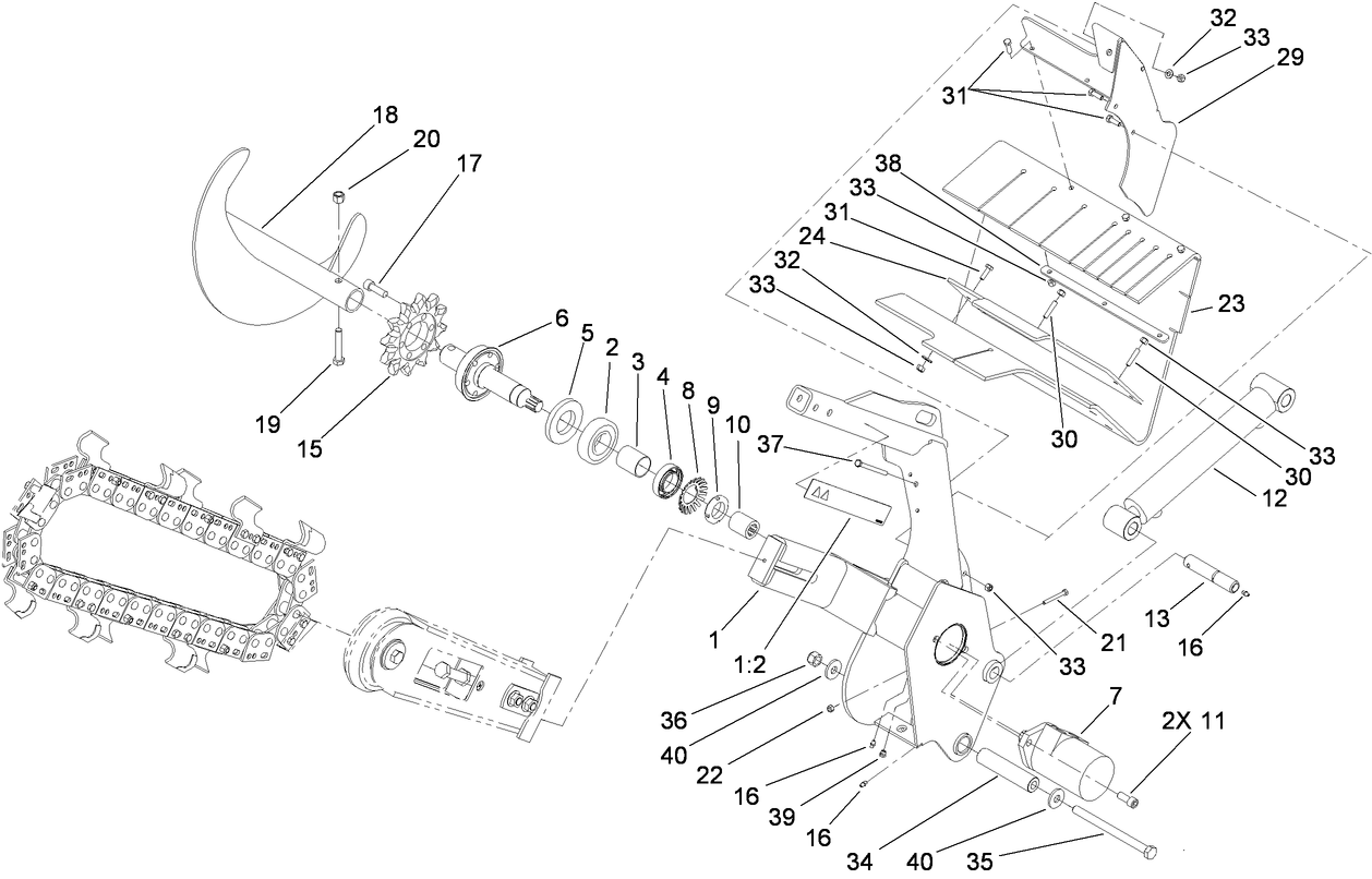 Trencher Assembly