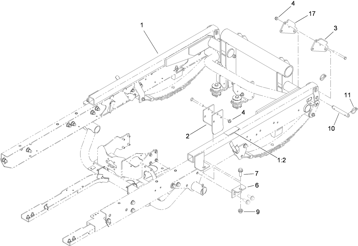 Hitch Frame Assembly No. 117-4826